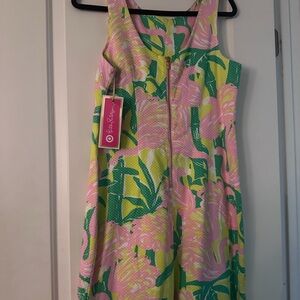 Lilly Pulitzer for Target Pink and Green Mini Dress